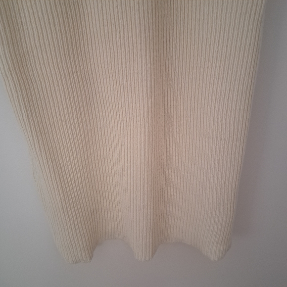 Zara | Cream Knit Sleeveless Dress - Picture 4 of 7